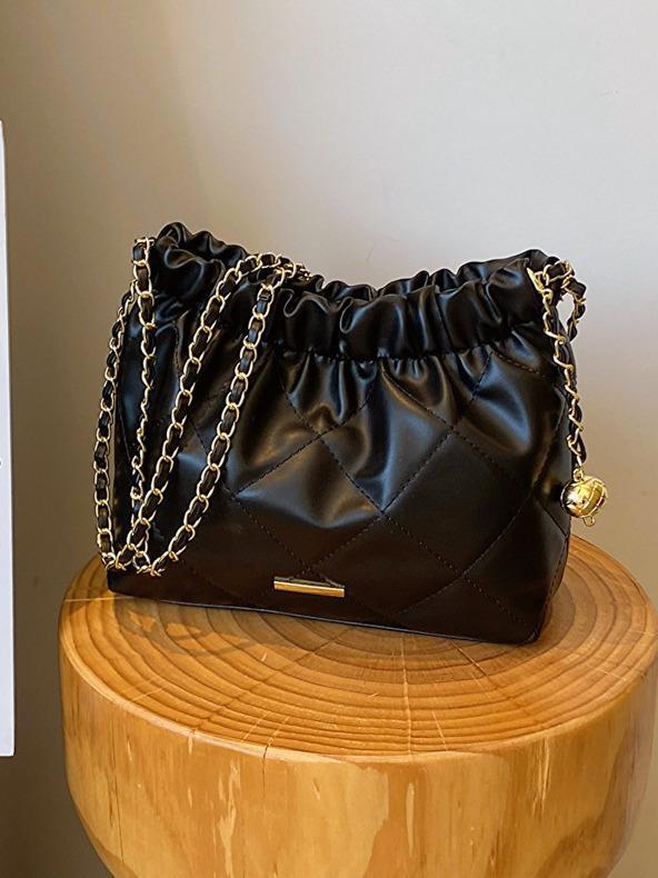 Elevé Luxe Black Crossbody Bag