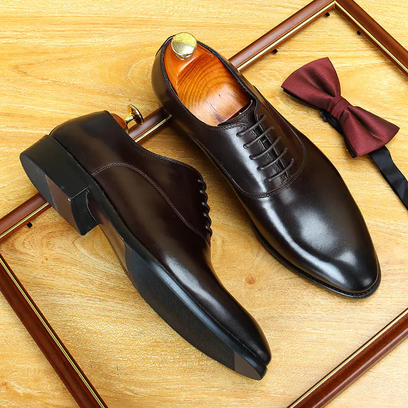 Elevé Breathable British Leather Shoes for Men
