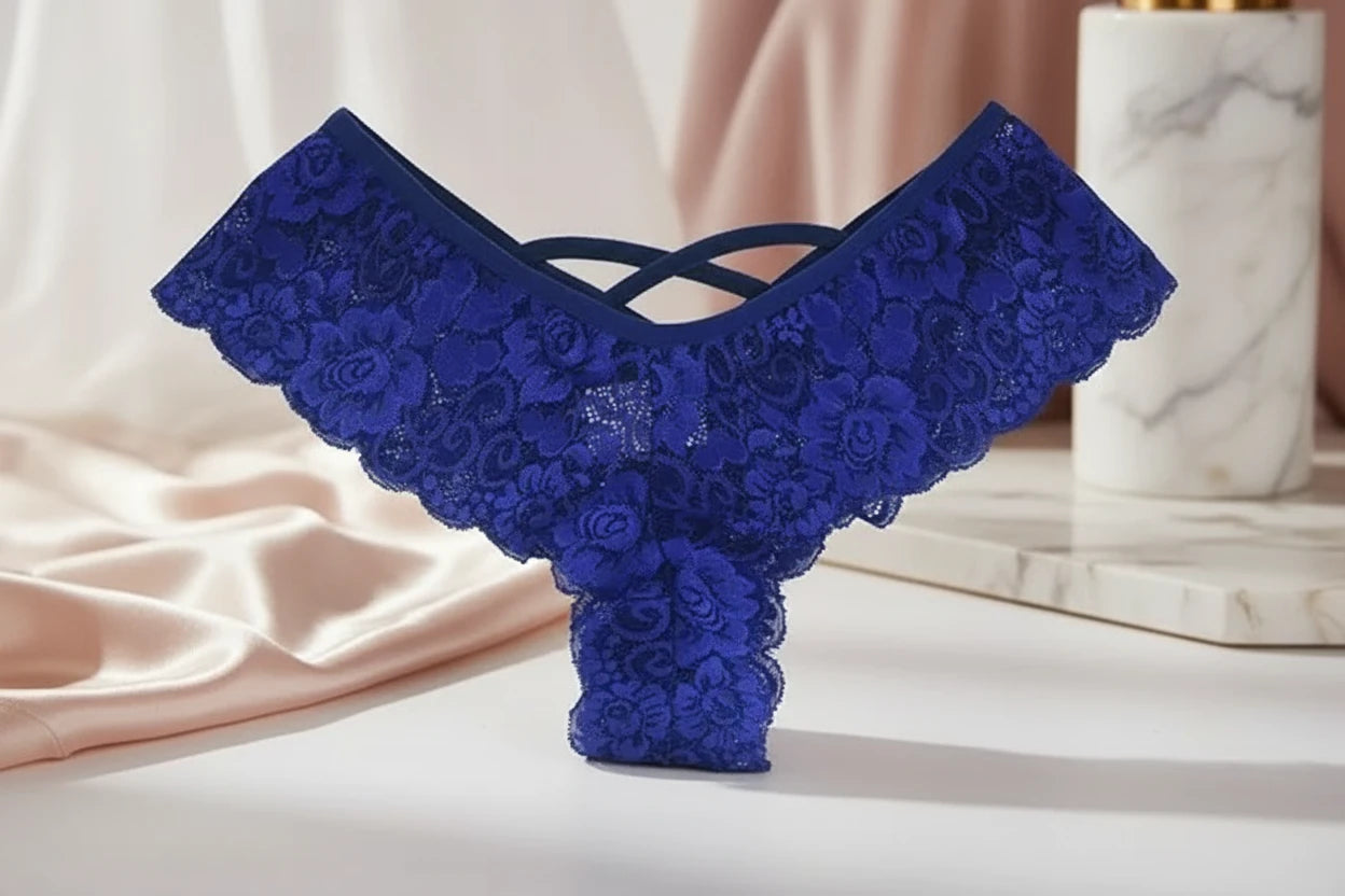 Elevé Luxe 4-Pack Lace Cheeky Thong Set