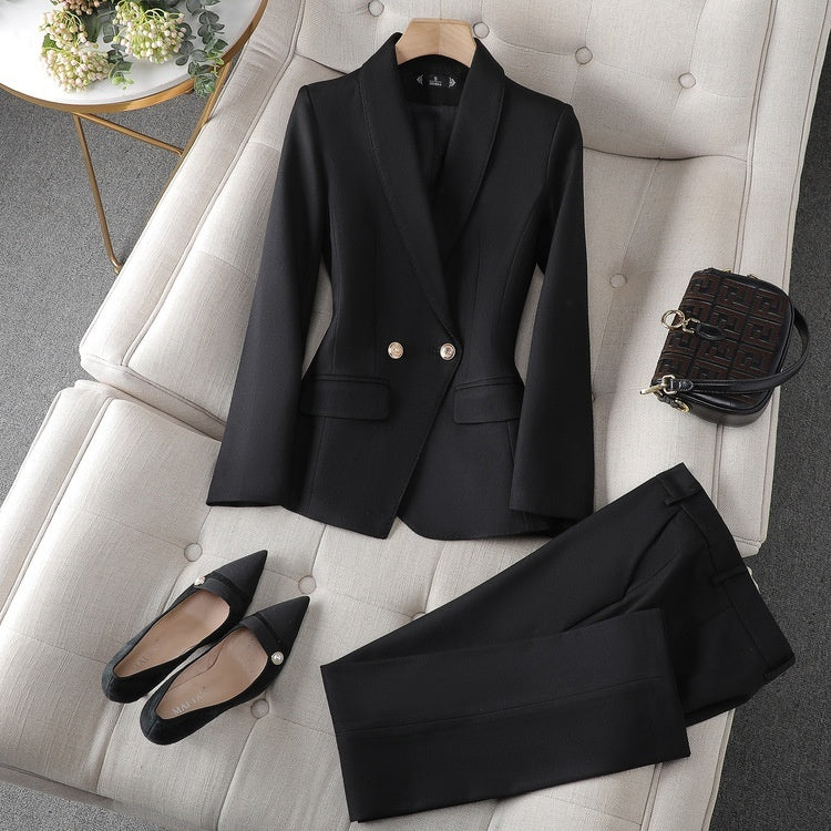 Elevé Elegant Business Suit Two-piece Set