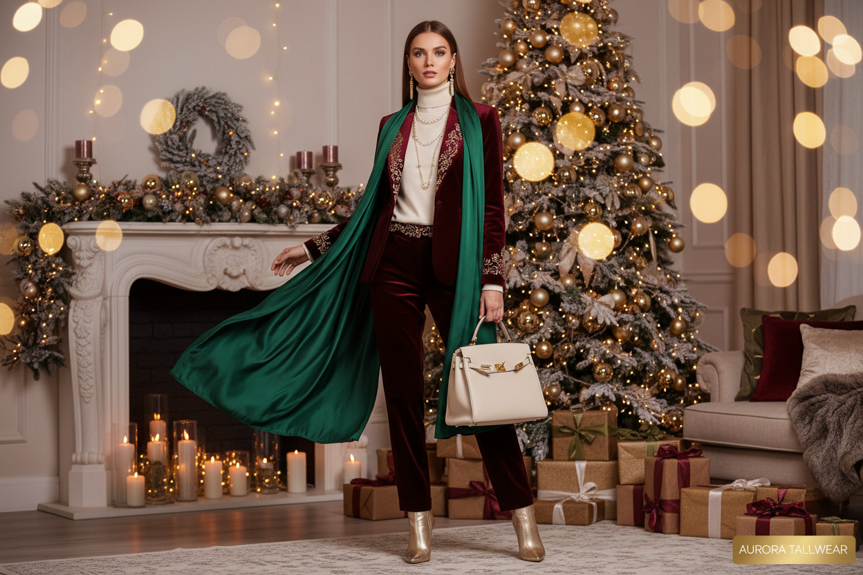 elegant women background holiday season