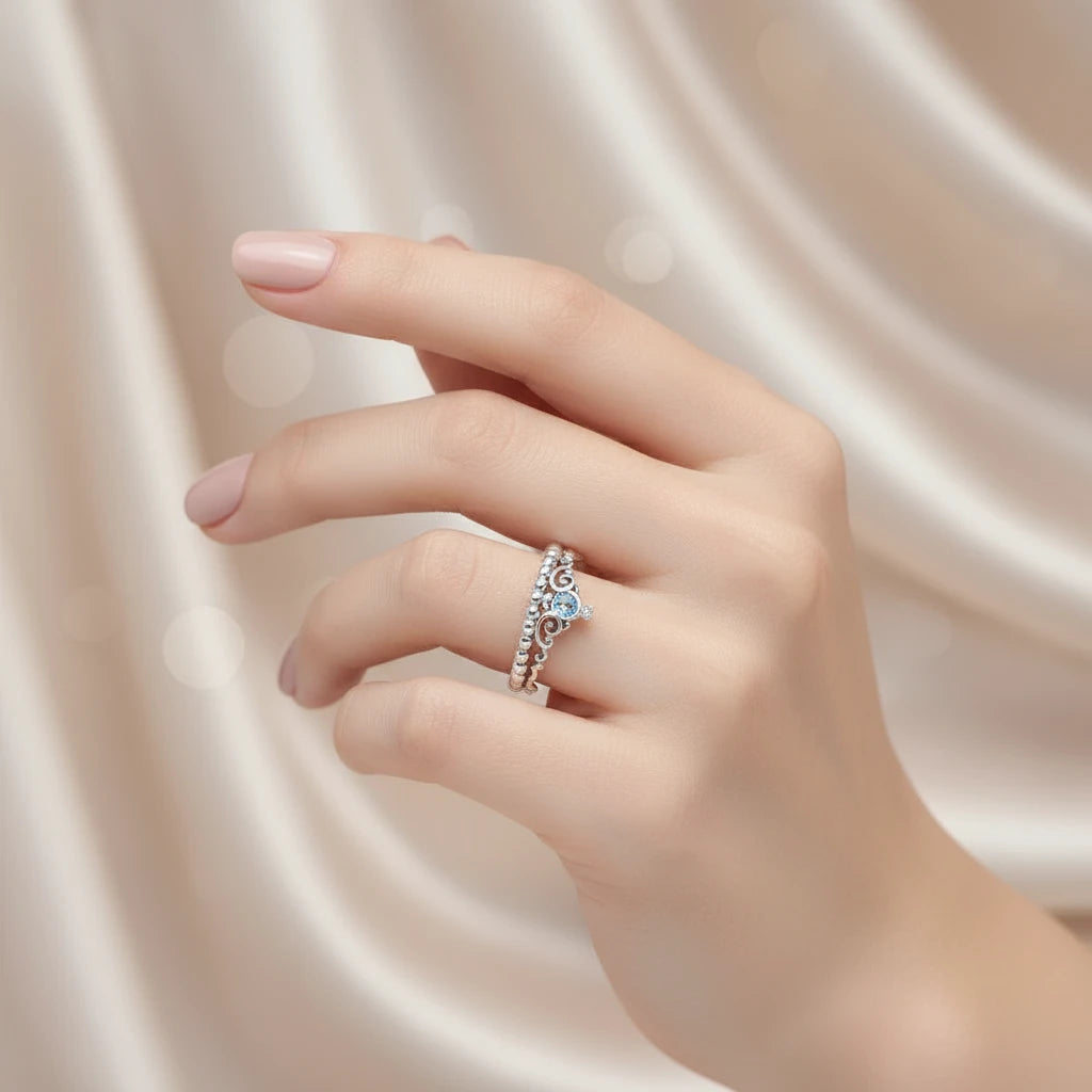 Elevé Luxe Elegant Heart Ring